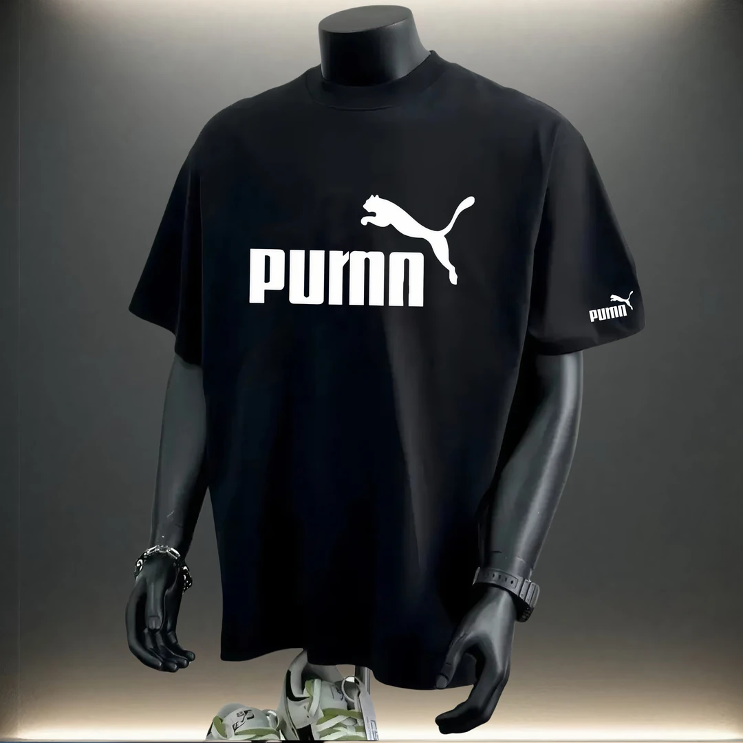 品质男装高端纯棉短袖t恤夏季轻奢痞帅重磅宽松大码美式休闲T上衣