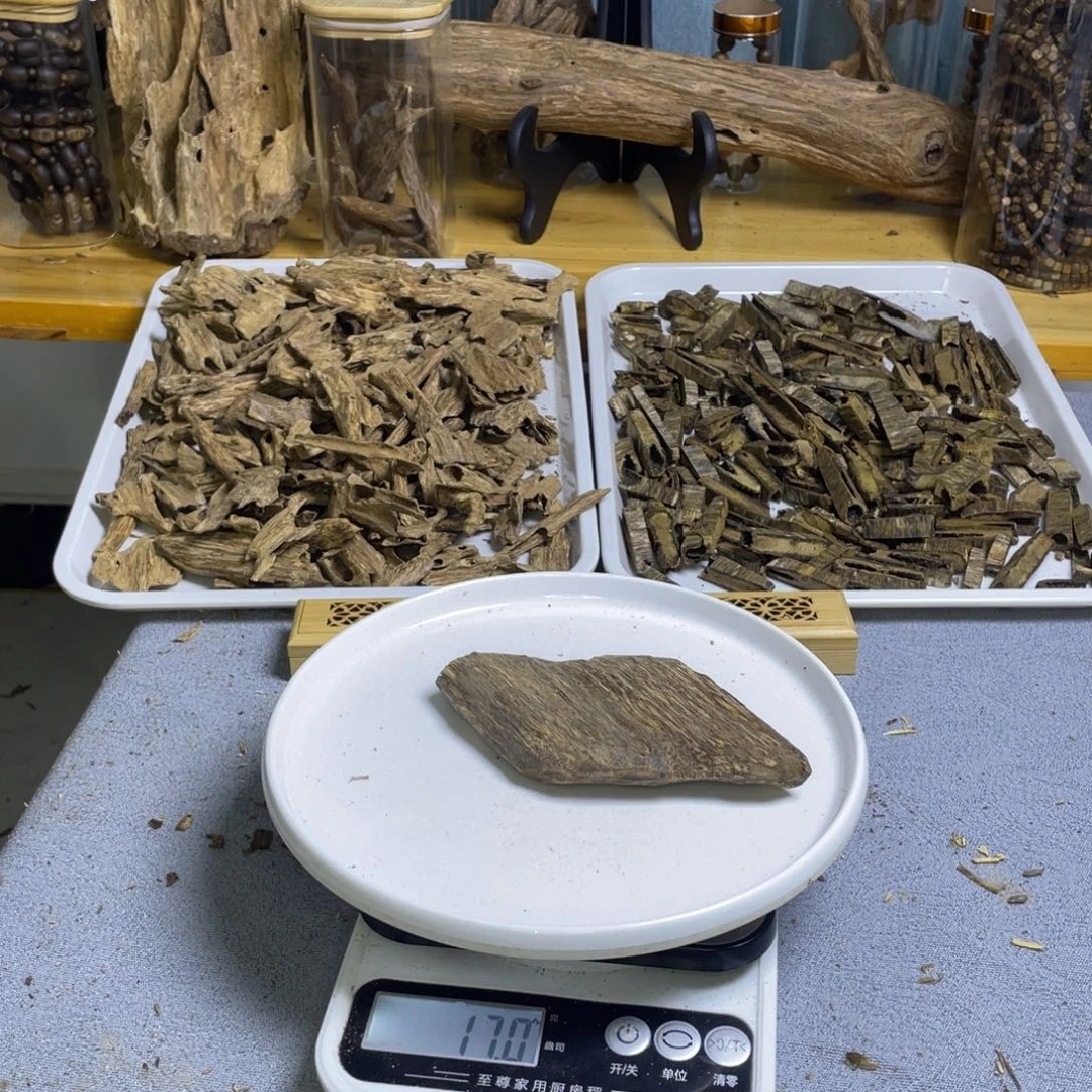 沉香碎屑沉香壳子17克