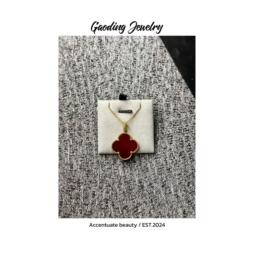 《MOMO》 V48男女款 四叶草单大花5MM》气质百搭简约轻奢时尚围巾