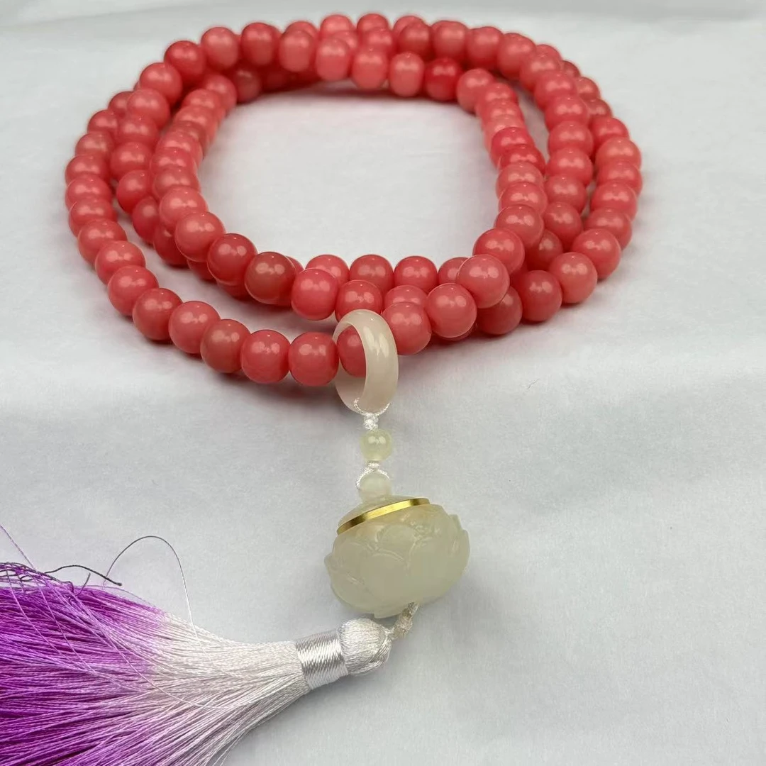 -蜜桃粉菩提108(无礼盒)S0517