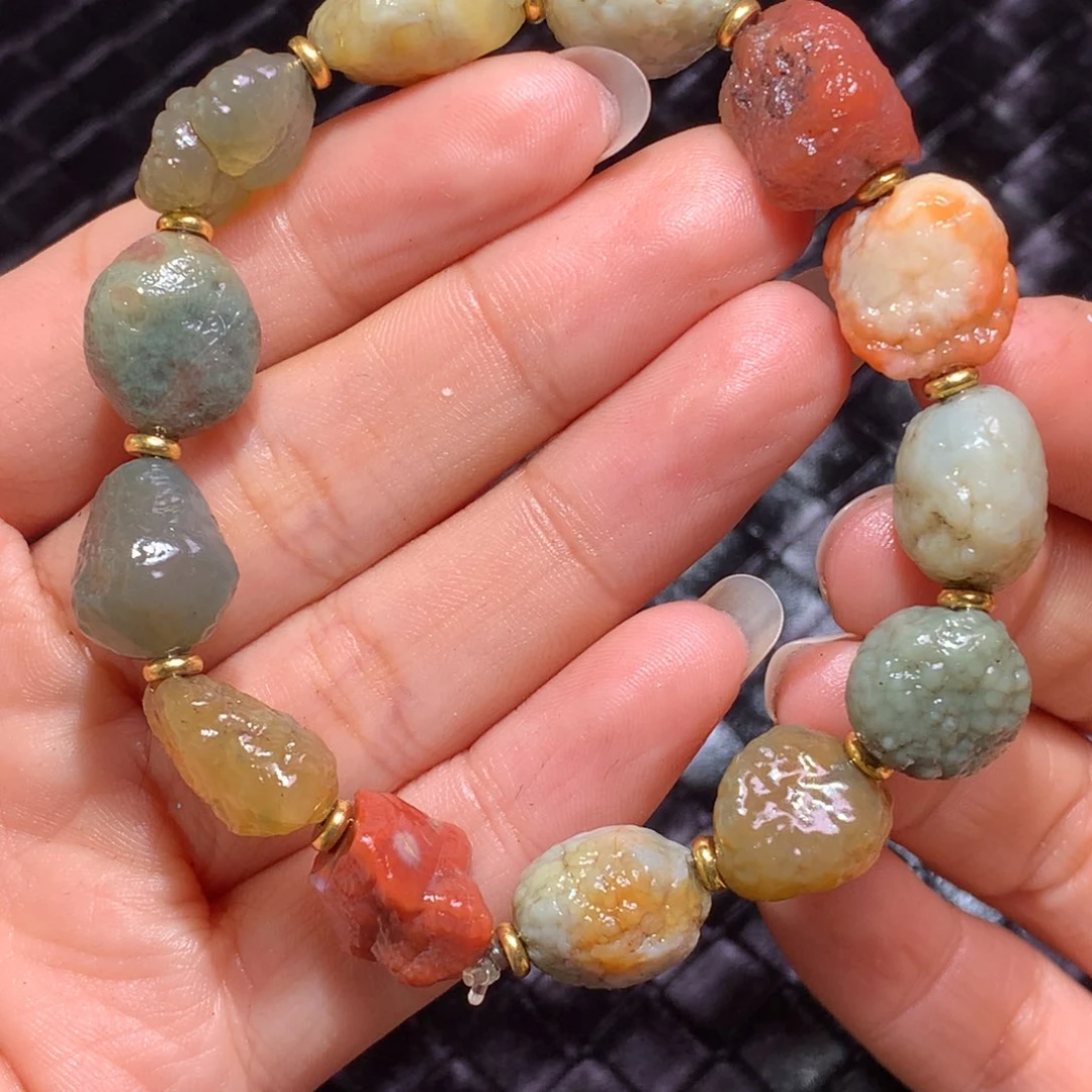 未镶嵌玛瑙/玉髓珠宝半成品