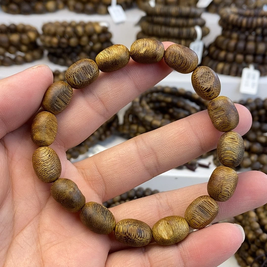 手串沉香奇楠沉香瘤疤单圈8.3克