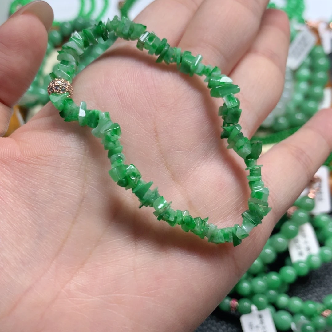 未镶嵌手链翡翠翡翠