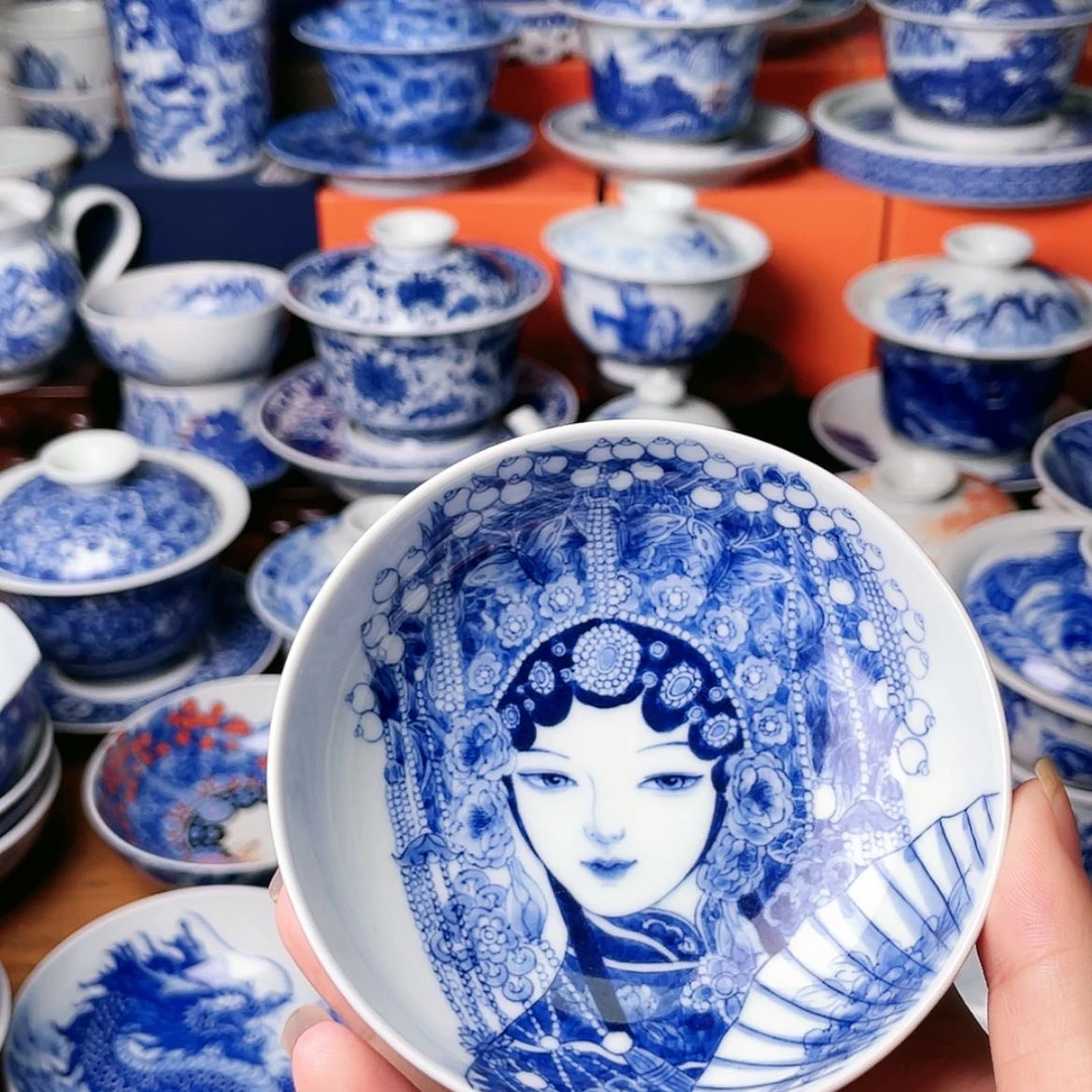 【闪购商品】杯大**?全手工手绘景德镇