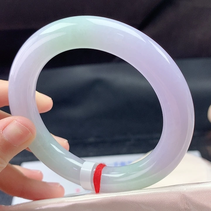 翡翠未镶嵌手镯55胖