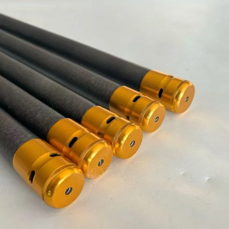 加长碳素抄网杆大物抄网多功能割草采果捞鱼野钓抄鱼用品