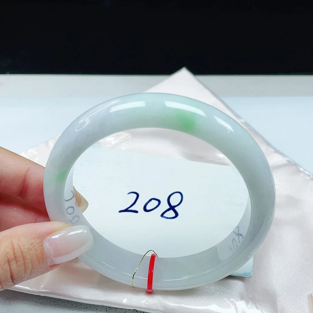 翡翠未镶嵌手镯 正圈62+