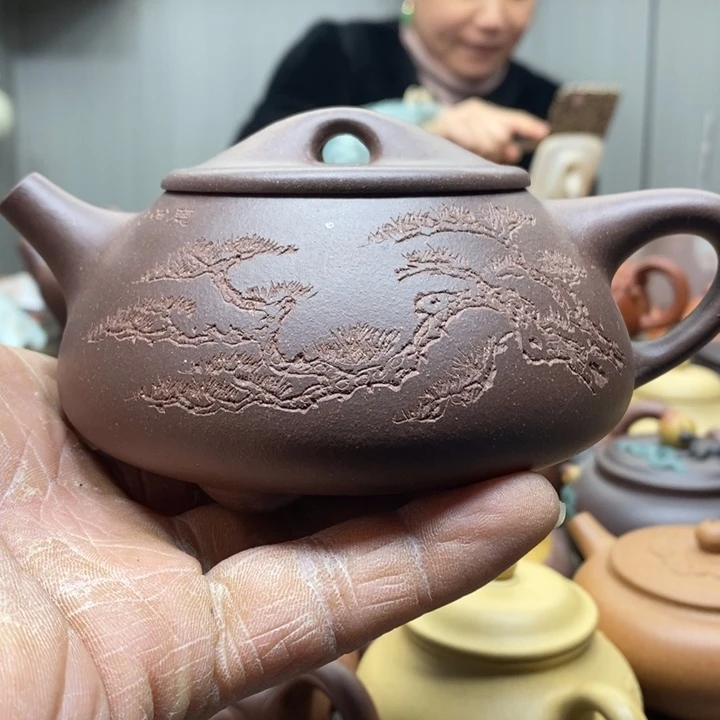 紫砂茶壶冬*_原矿紫砂壶