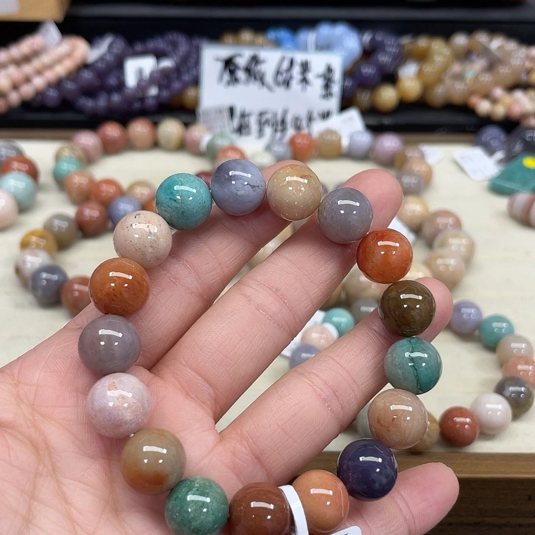 未镶嵌手串硅化珊瑚（珊瑚玉）A****a258