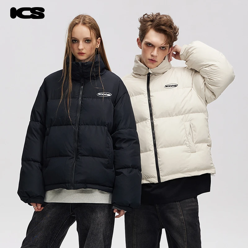 ics丨iconslab石墨烯里布蜂网肌理面料CleanFit90白鸭绒羽绒服