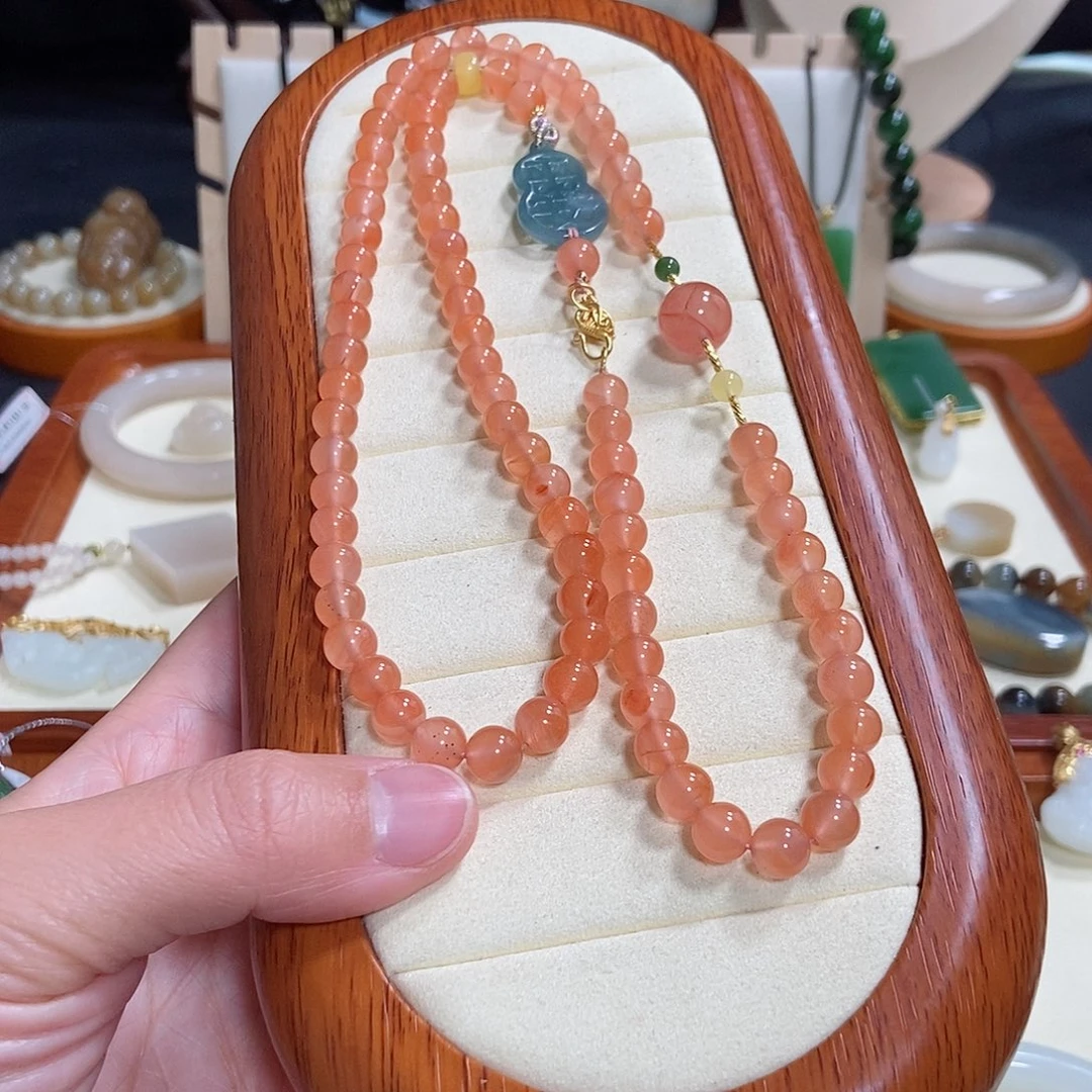 南红玛瑙颈饰未镶嵌爱****1