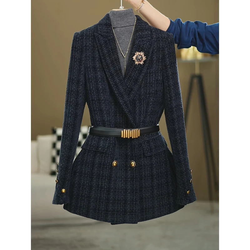 【伊美轻奢】2024秋季新款显瘦时尚女装休闲气质修身女神套装