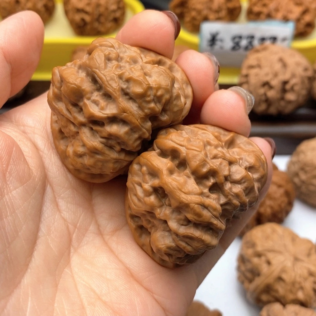 文玩核桃把件42尺蛤蟆头