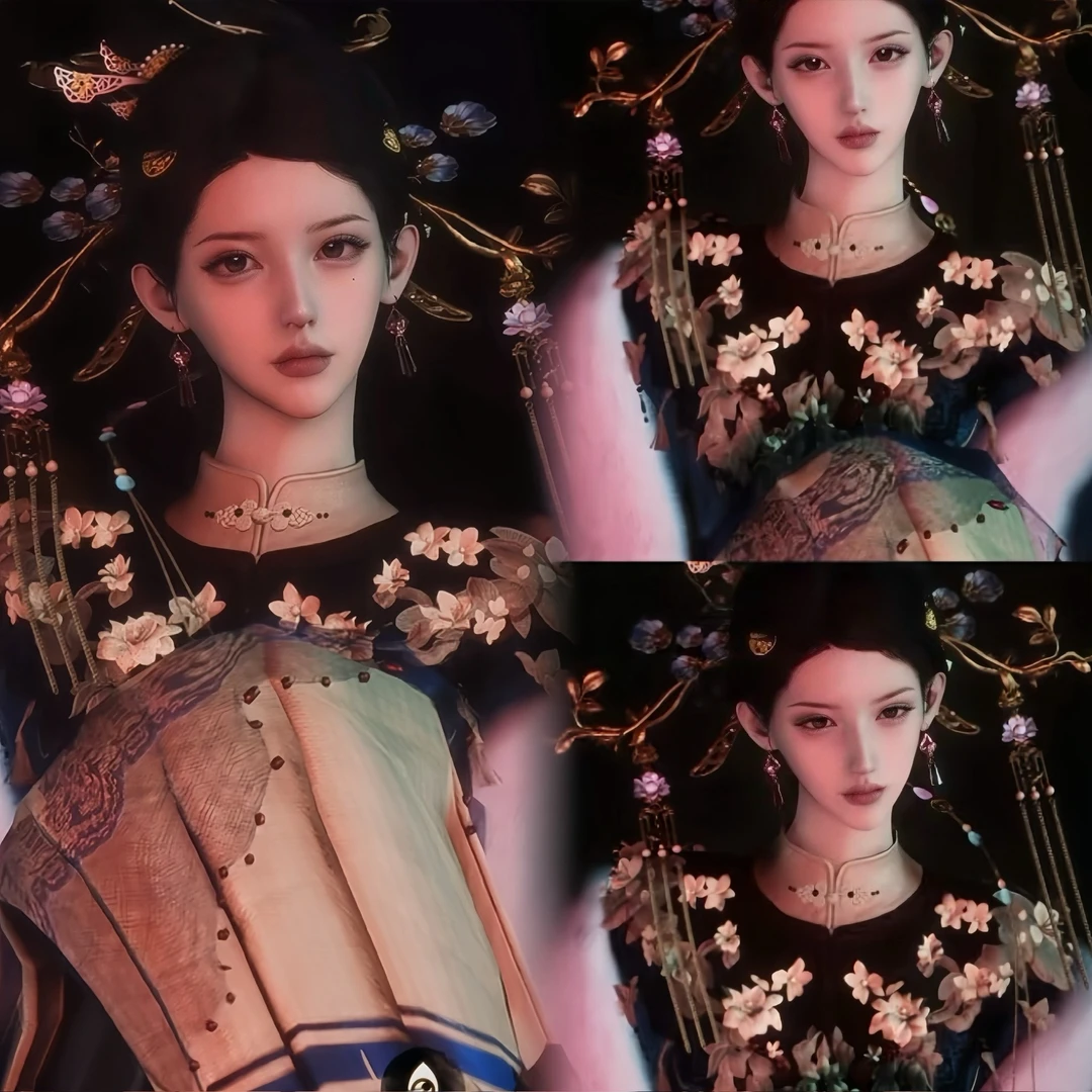 玉兰阶 小花生 燕云十六声捏脸女设计创作含导入教程