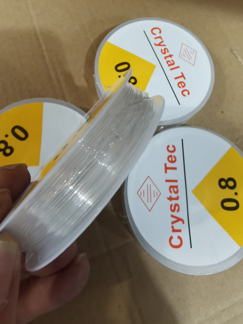 0.8水晶弹力线穿珠子琉璃手工DIY弹力绳