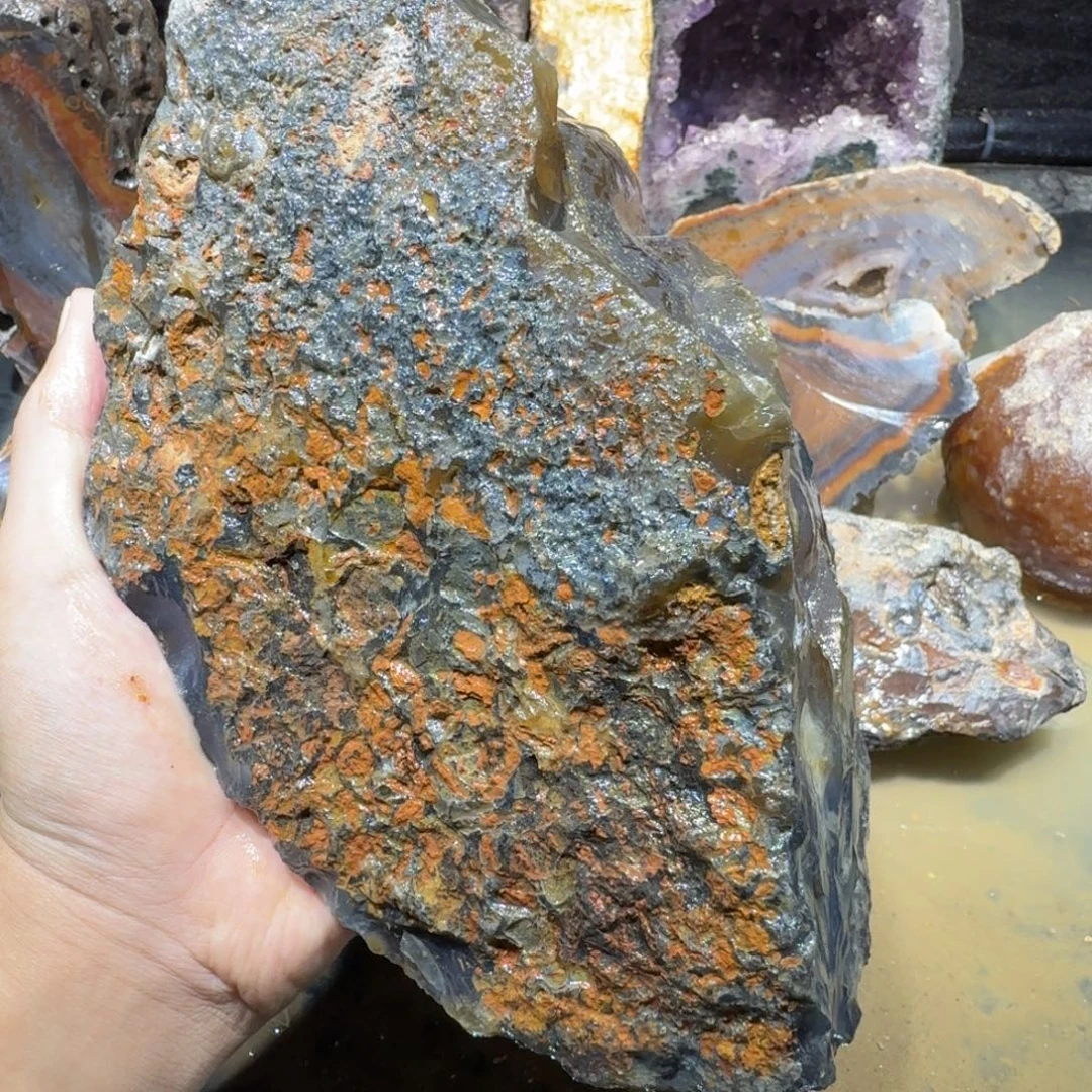 未镶嵌玛瑙/玉髓珠宝半成品