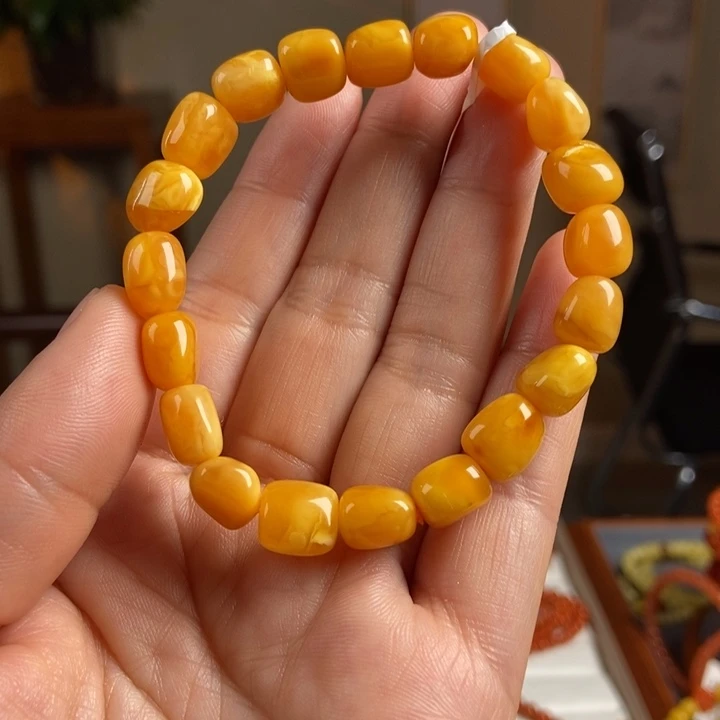 琥珀手链未镶嵌蜜蜡手串10