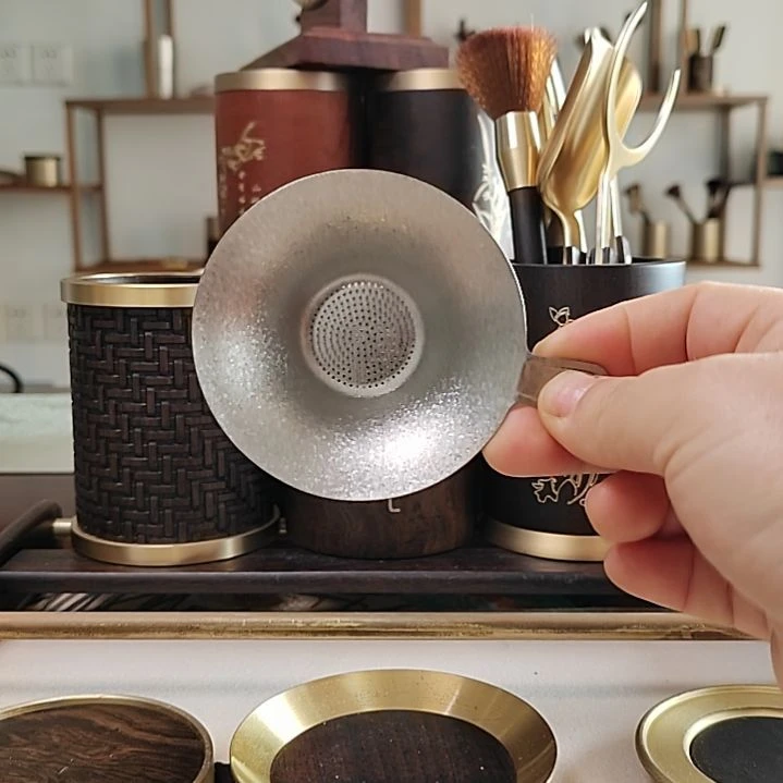 413孔结晶纯钛茶漏茶滤