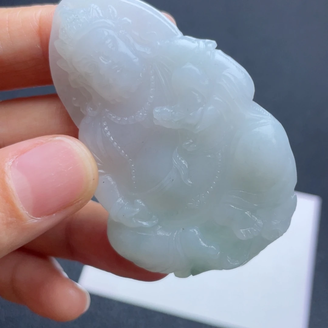 定制翡翠未镶嵌翡翠吊坠