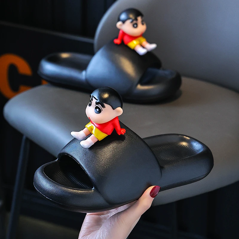 蜡笔小新男童拖鞋踩屎感2025新款夏季儿童沙滩凉拖中大童外穿爆款