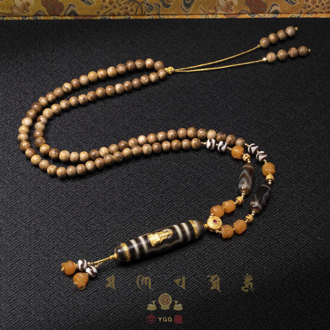 沉香K员格格/龙五爷-沉香项链/OJTT01