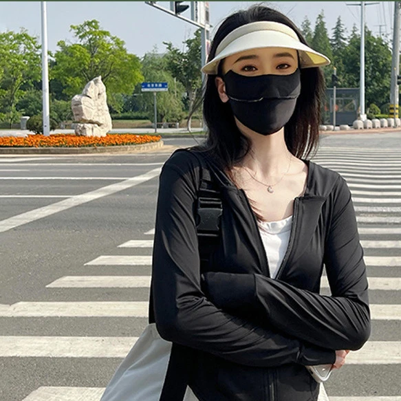 修身防晒衣女款外套防紫外线夏季冰丝透气防晒服2025新款薄款