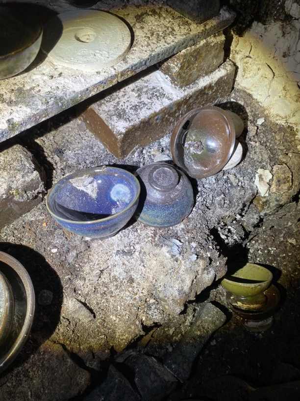建窑建盏落灰烧链接