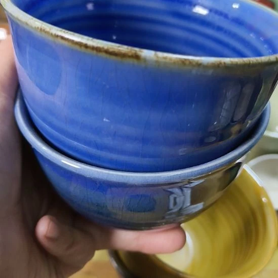 初***二瓷片磁州窑五厂盘碗壶杯有瑕疵