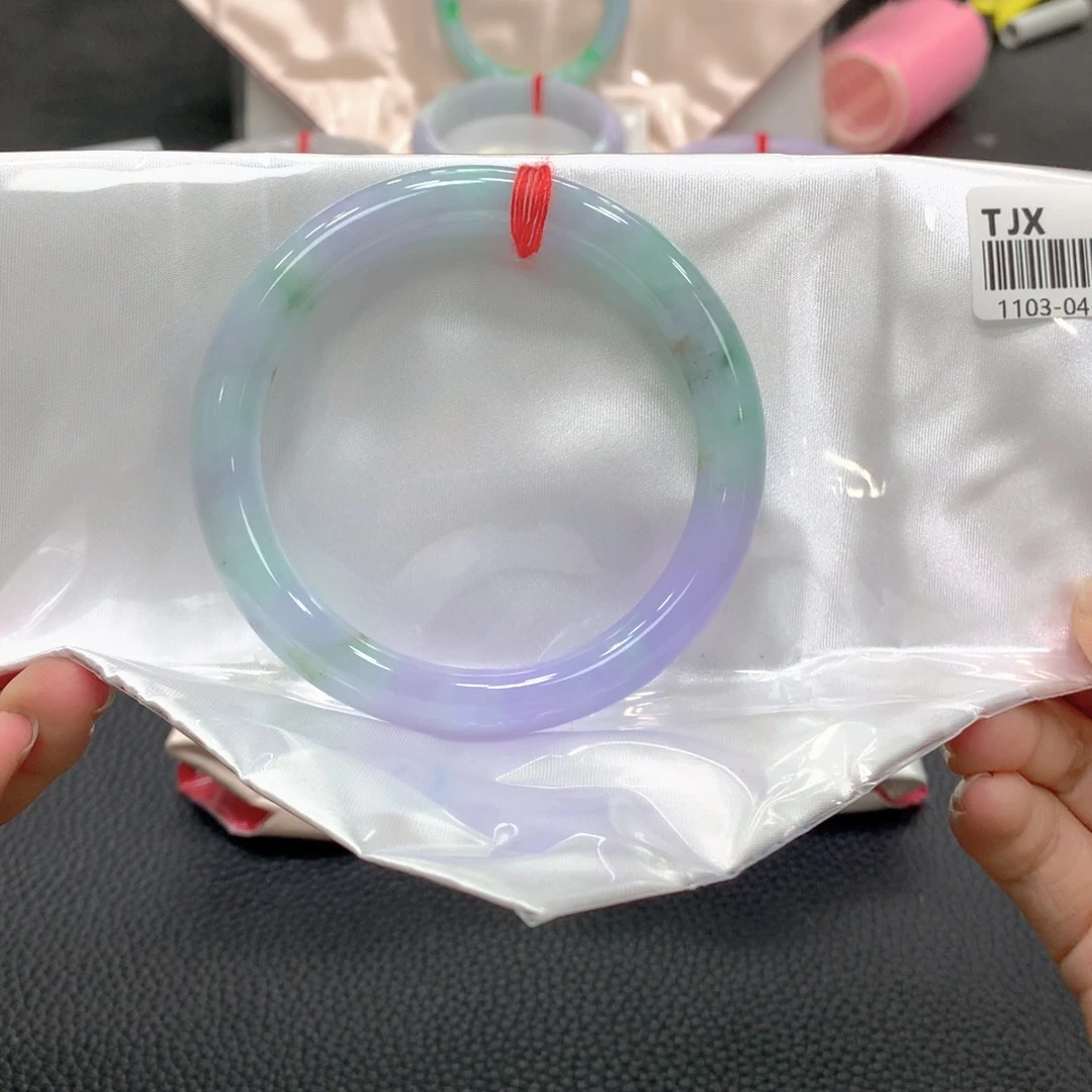 翡翠未镶嵌手镯17号