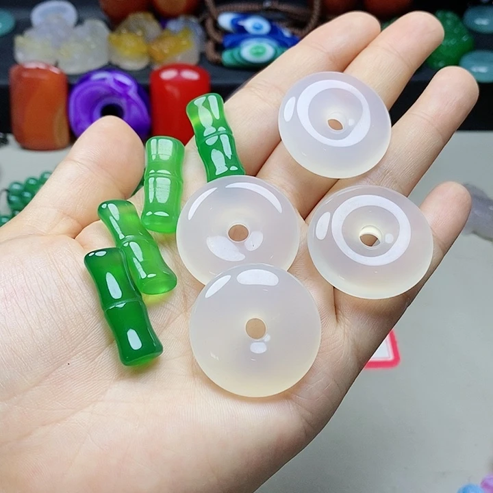 玛瑙/玉髓吊坠(不含链)未镶嵌梦*