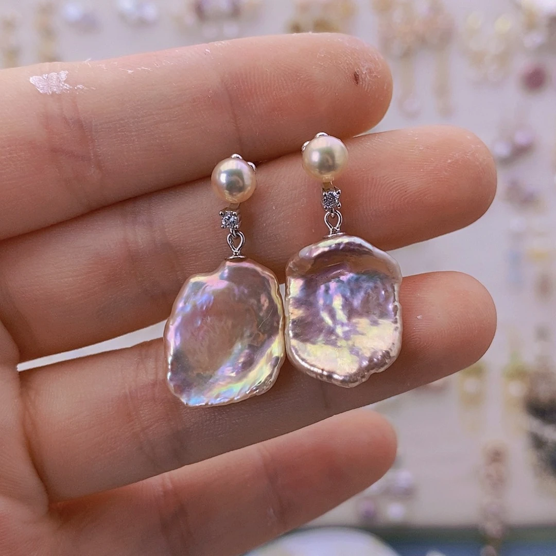 糟***酱未镶嵌耳饰淡水珍珠