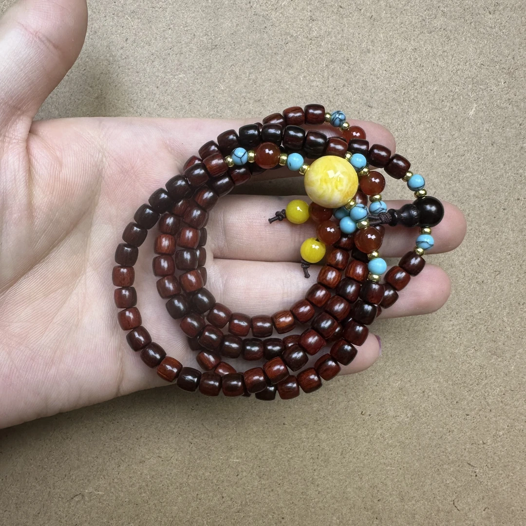 S1056小叶紫檀多圈精选手串