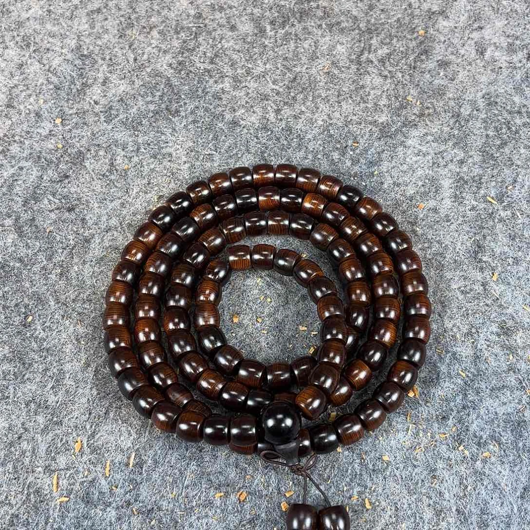 柏木（崖柏）崖柏绿色手串五灵脂1.0/1.1