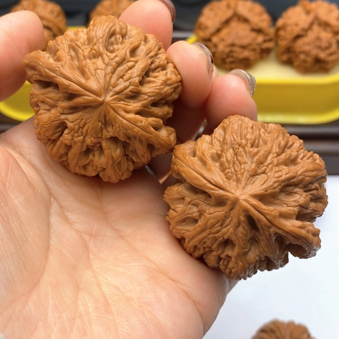 把件文玩核桃47尺全品平谷粗筋