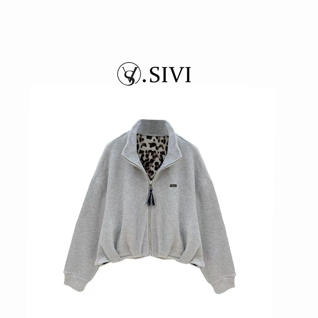 熙薇【纸短情长】2025早秋新款时尚气质休闲百搭宽松外套H5148