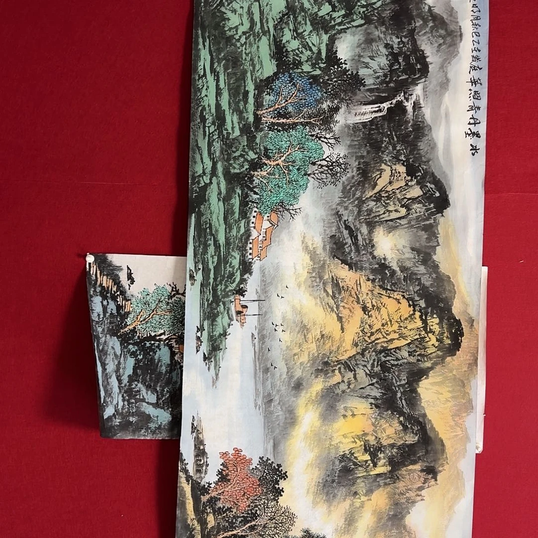 用***1国画纯手工制作国画作品
