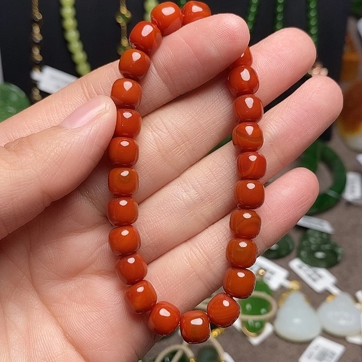 玛瑙/玉髓未镶嵌手链