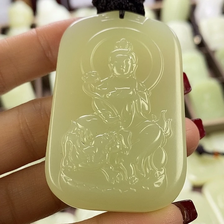 昆仑石兔的守护神文殊菩萨