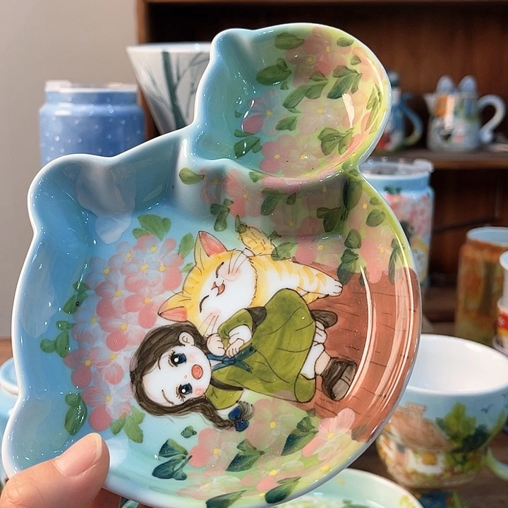 陶景德镇釉下手绘陶瓷