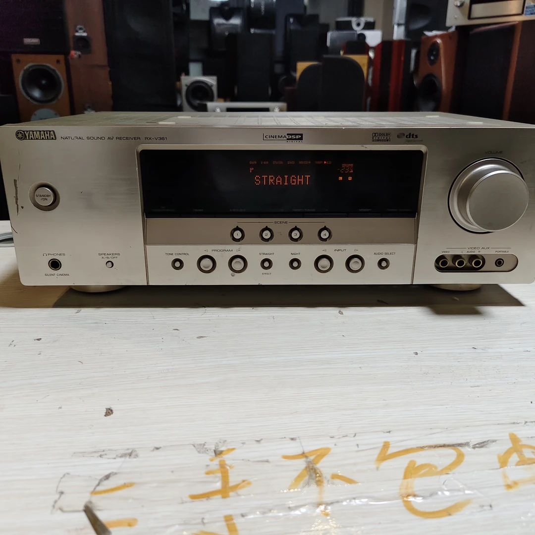 8新   二手雅马哈361功放 成色一般 故障机 运费自理 不包退换