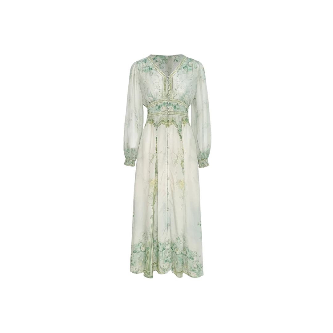 【2025-林姐真丝】重磅100桑蚕丝连衣裙8E-058-18