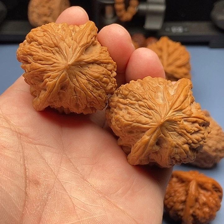 把件文玩核桃平谷凹底