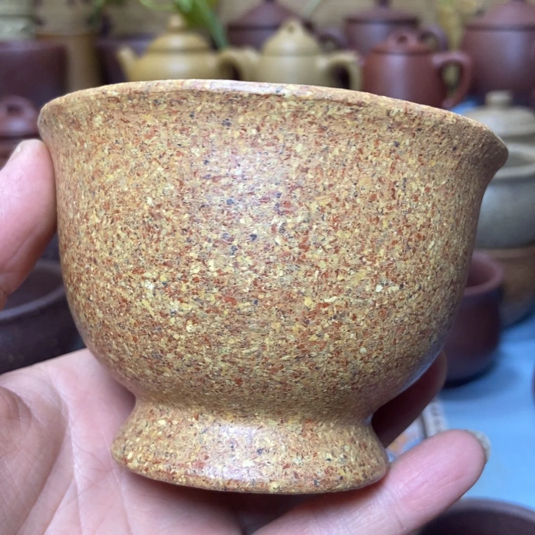茶杯紫砂16目全砂手工泥240毫升