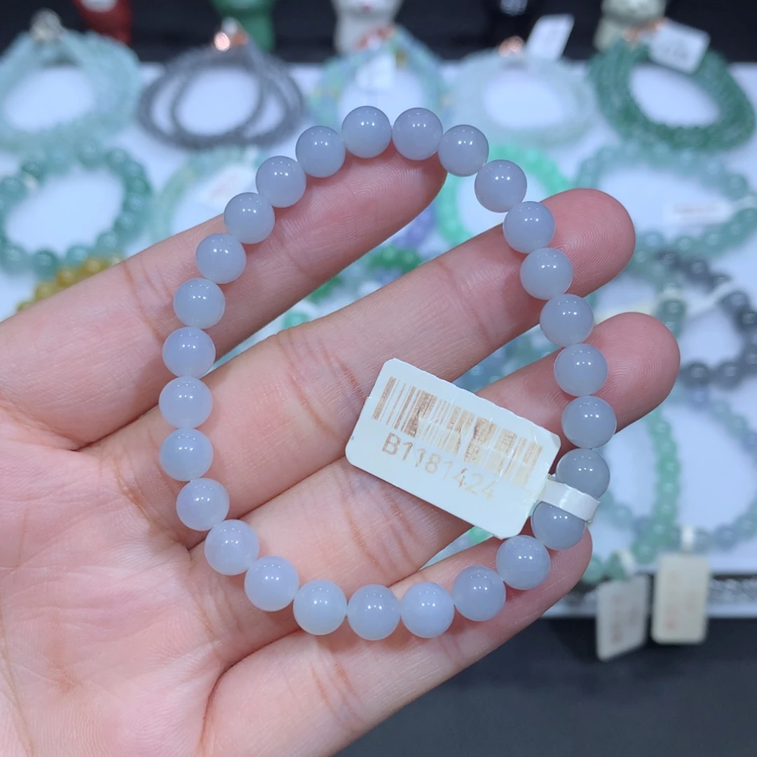 未镶嵌手串翡翠天然