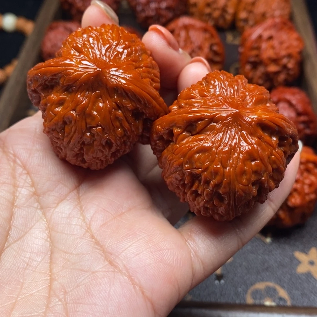 冀***住文玩核桃吊坠绣球37