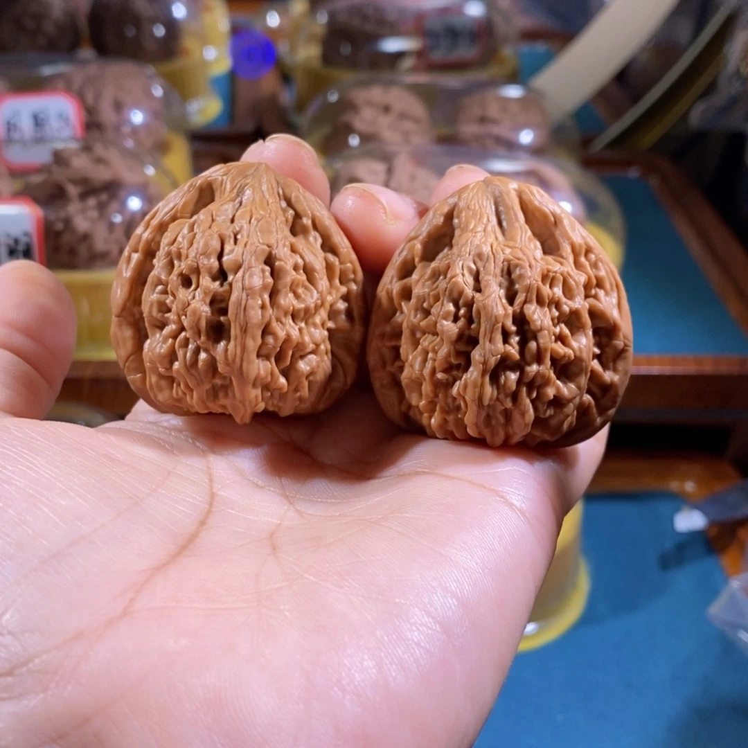 吊坠文玩核桃西*40虎头王