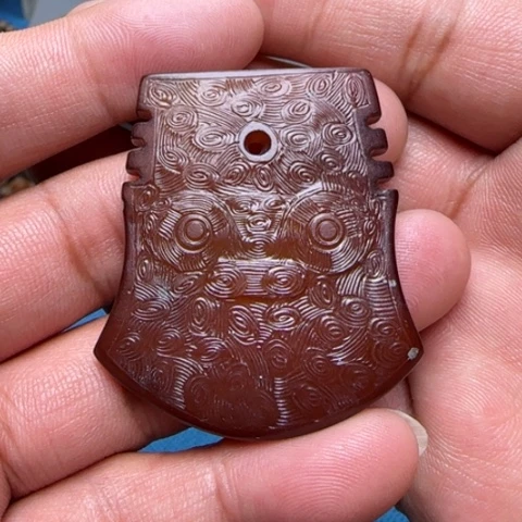 蛇纹石玉未镶嵌挂件