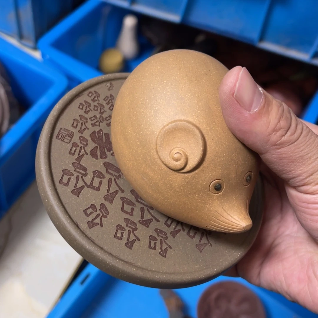 紫砂茶宠紫砂瑕疵