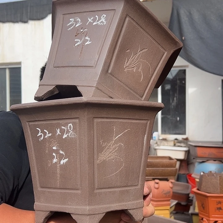 紫砂花盆紫砂花盆