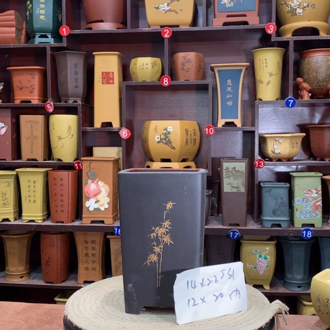 紫砂艺术紫砂花盆